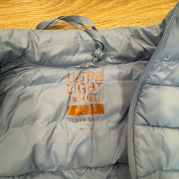 Love Tree Light Blue Puffer Vest - Picture 4 of 7